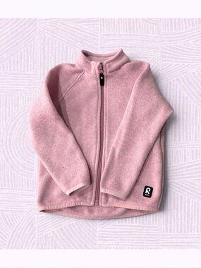Reima Pink Zip-Up Fleece Jacket for Kids